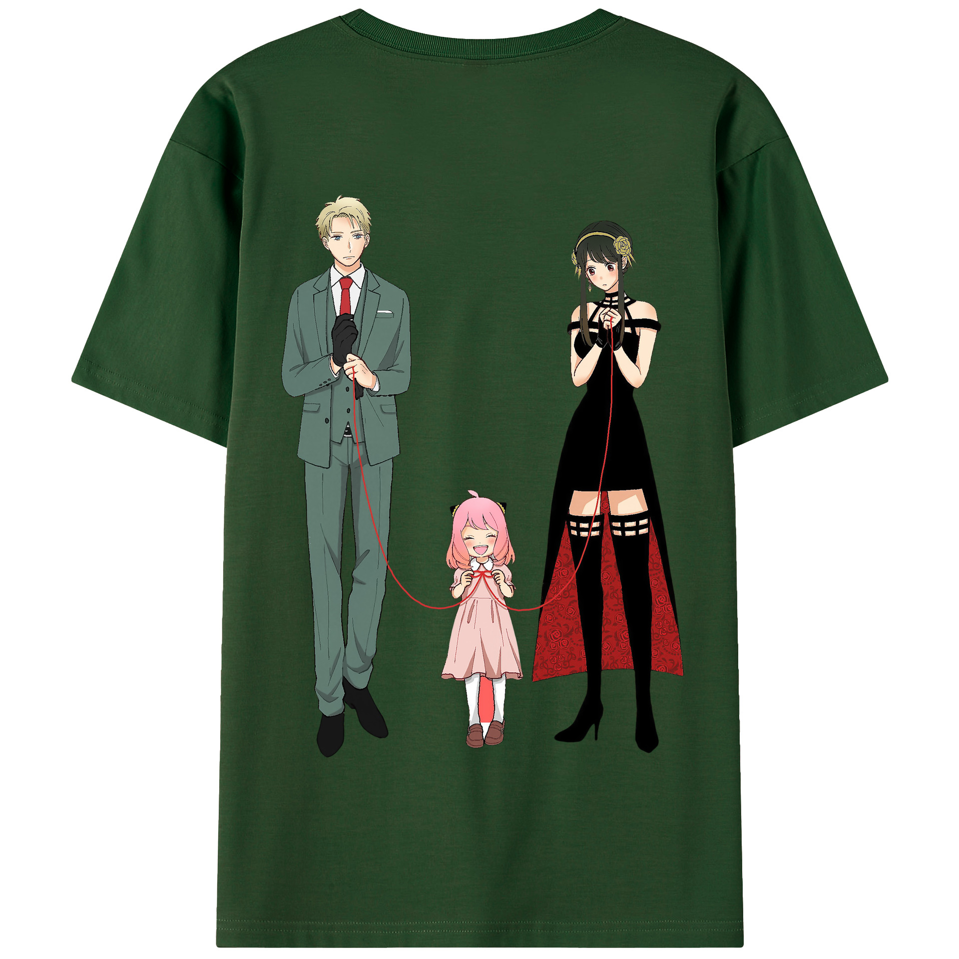 （画像用） SPY×FAMILY间谍家家酒 綿100％半袖Tシャツ（背面プリント）
